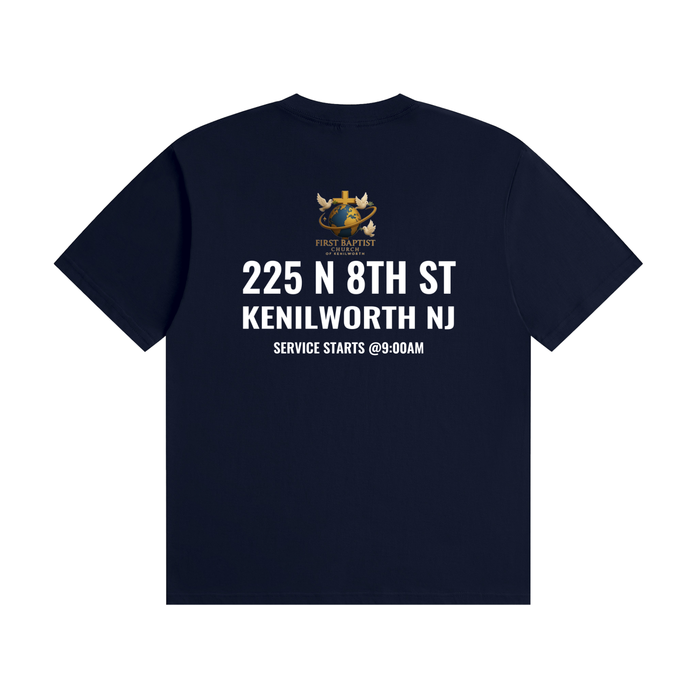 FIRST BAPTIST OF KENILWORTH TEE SHIRT (DARK)