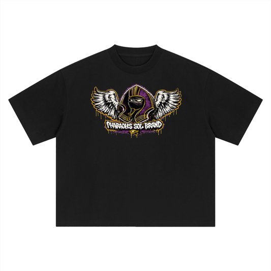 Big Purple-Boxy Oversized T-Shirt