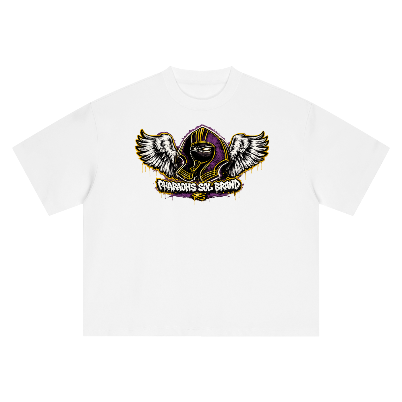Big Purple-Boxy Oversized T-Shirt