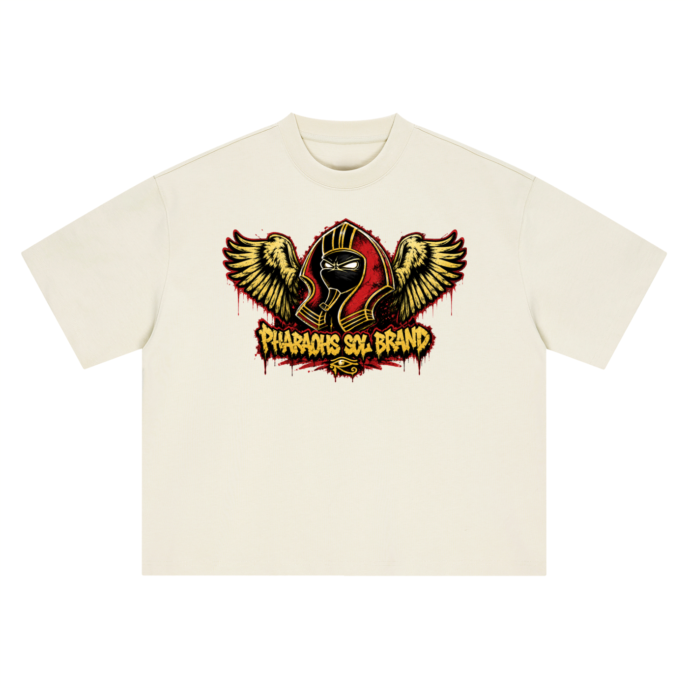Big Red-Boxy Oversized T-Shirt