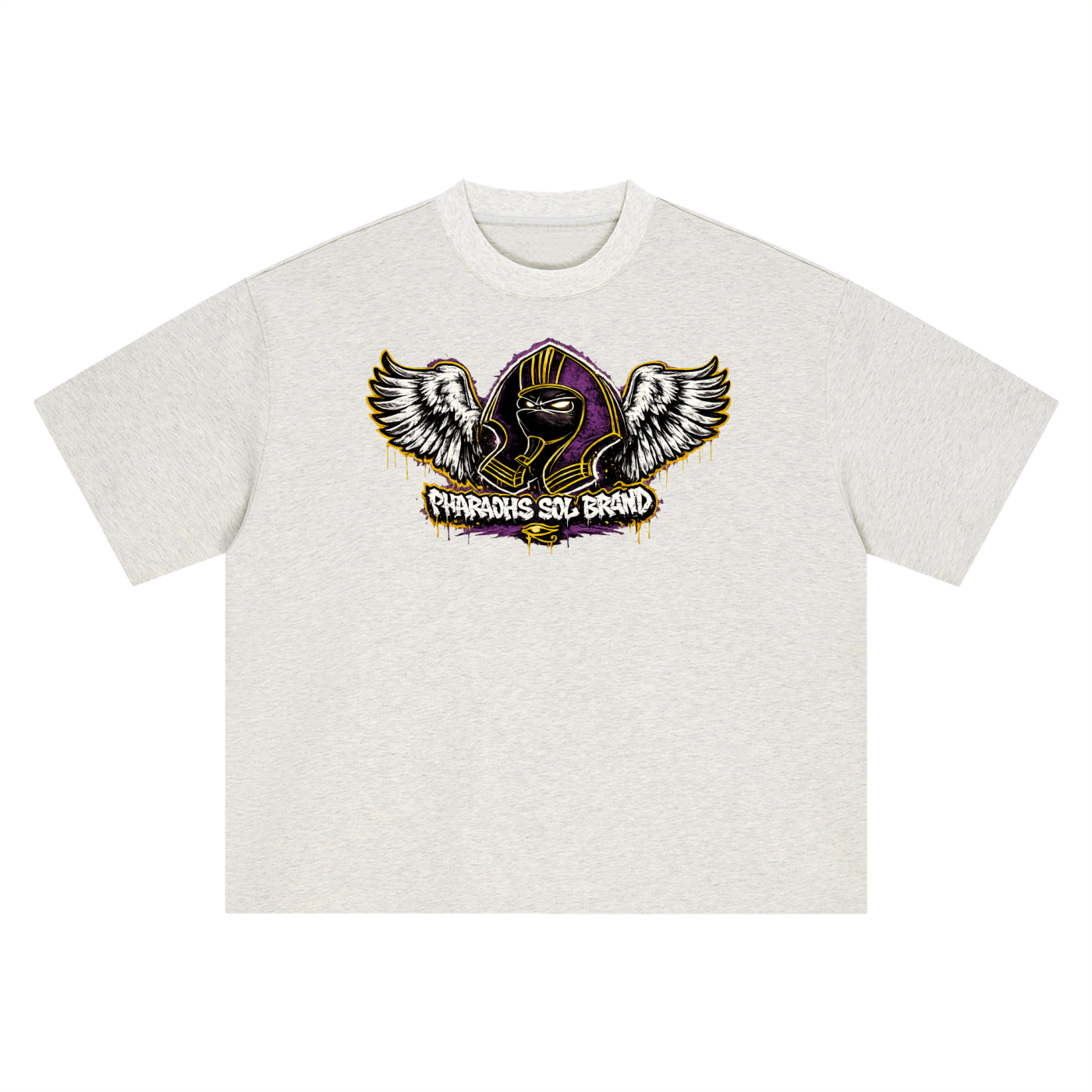 Big Purple-Boxy Oversized T-Shirt