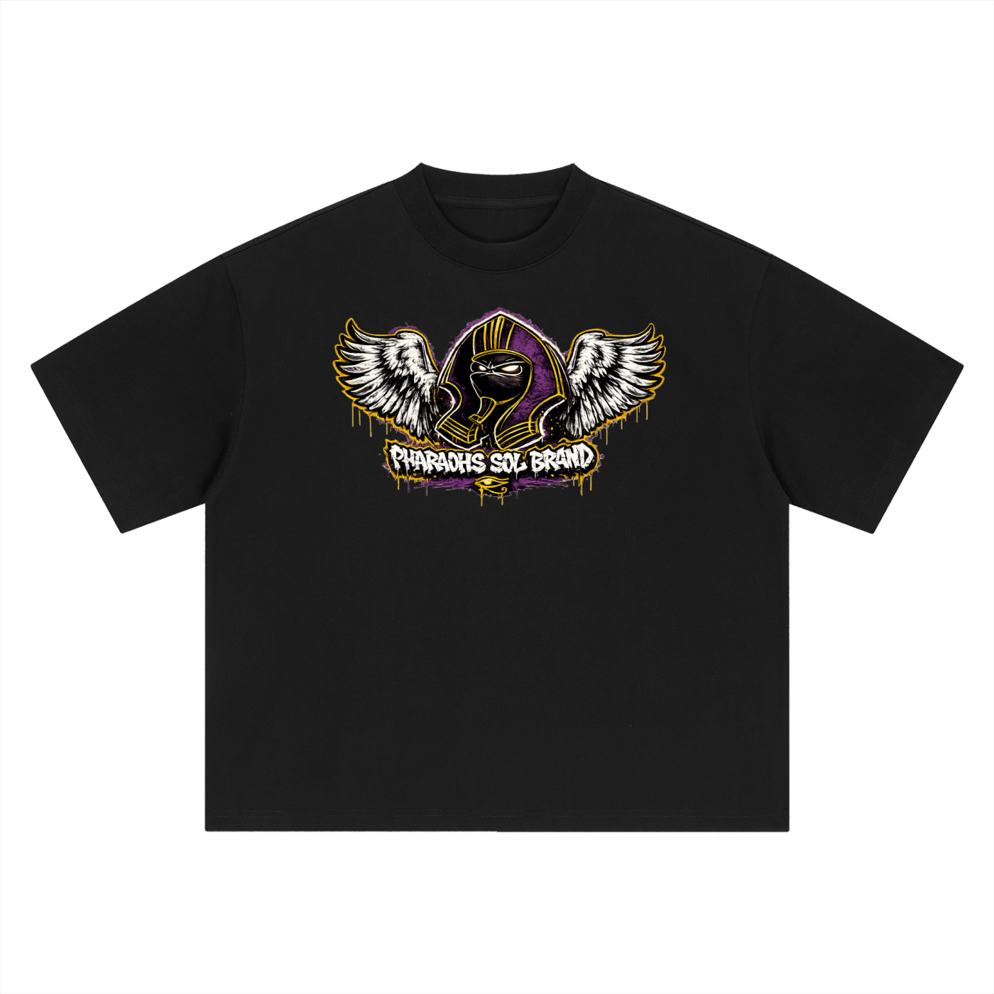 Big Purple-Boxy Oversized T-Shirt