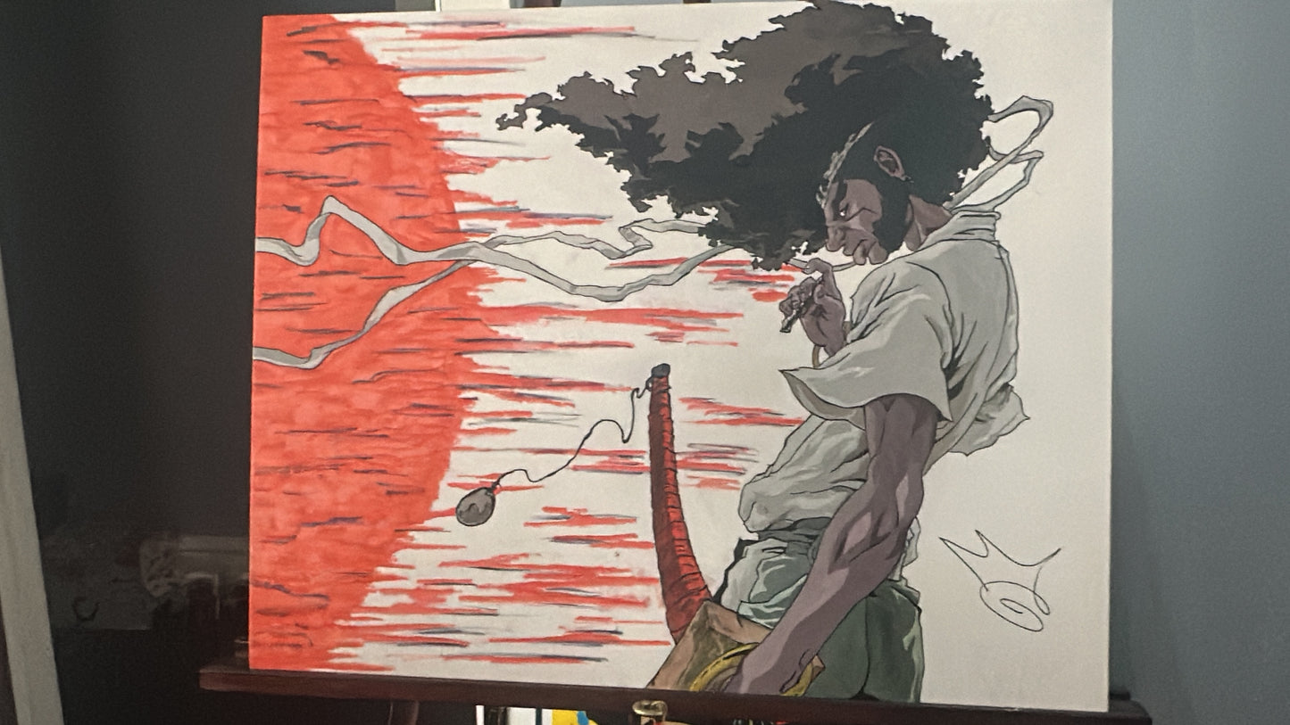 "FADING SUN AFRO"