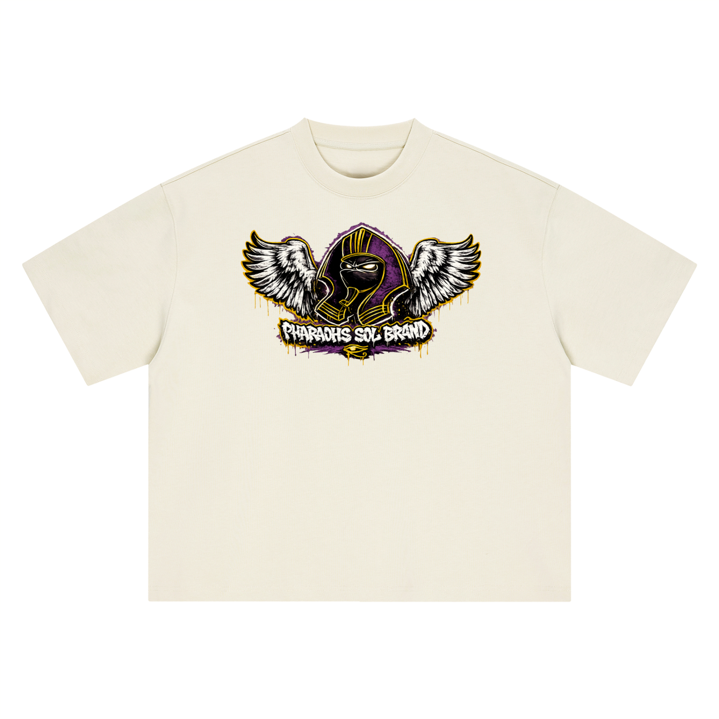 Big Purple-Boxy Oversized T-Shirt