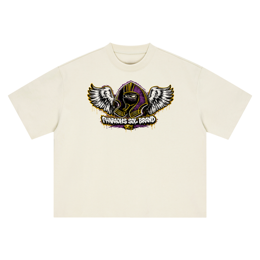 Big Purple-Boxy Oversized T-Shirt
