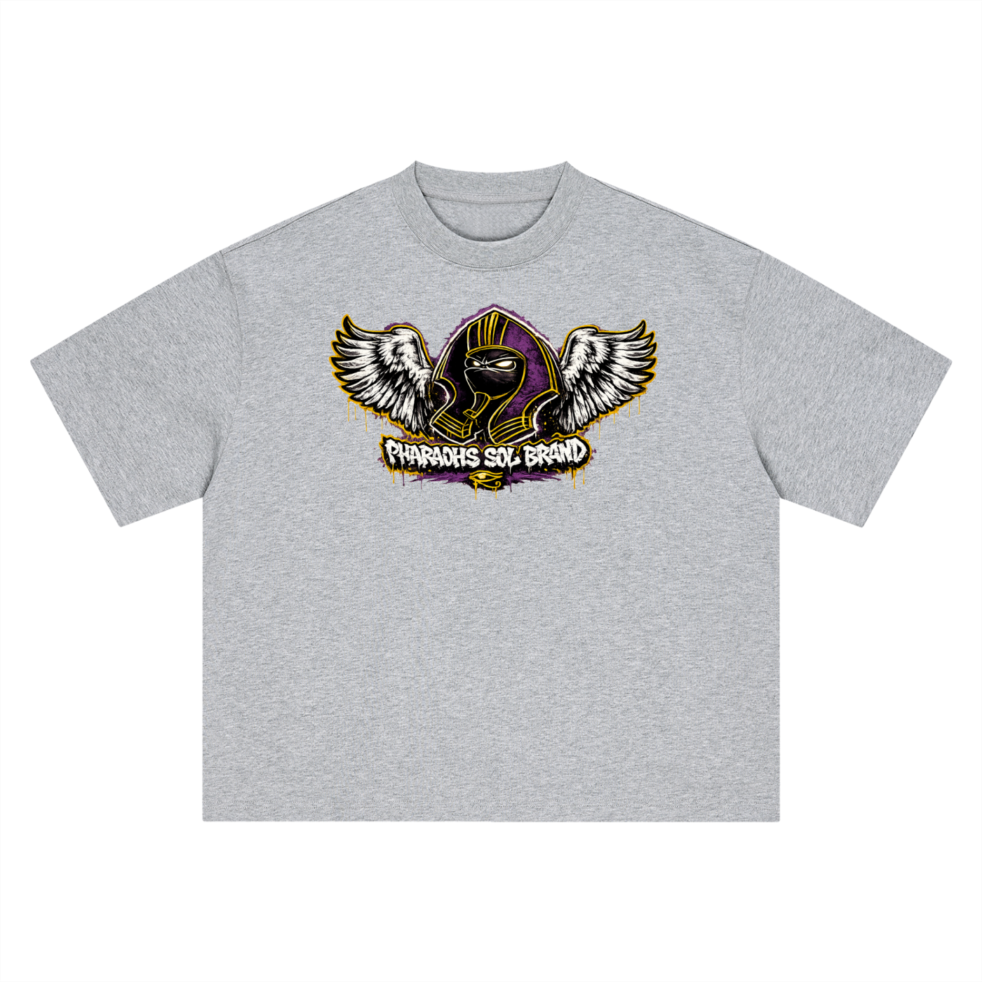 Big Purple-Boxy Oversized T-Shirt